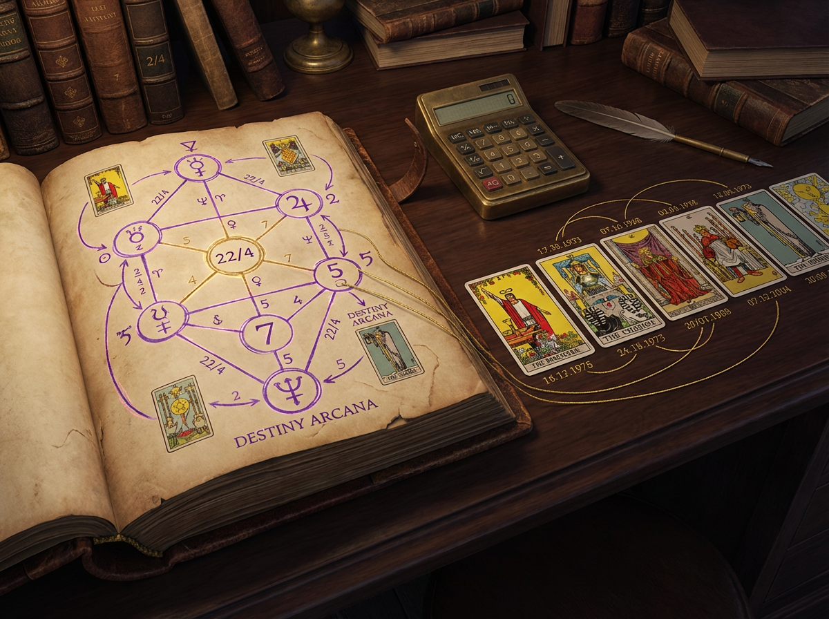 Арканы судьбы: нумерологический расчет жизненного пути по Таро