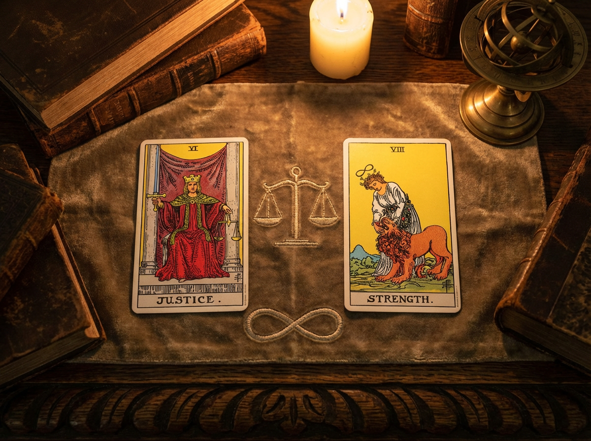 11 аркан (Справедливость/Сила): двойственное значение и уроки баланса